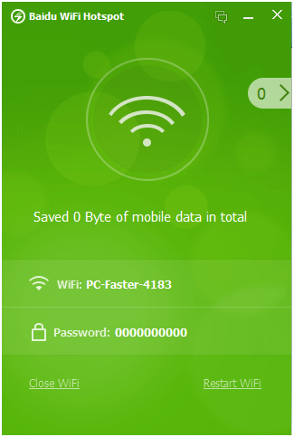 Télécharger Baidu WiFi Hotspot gratuit (Windows)